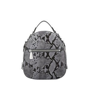 Armani Jeans crocodile effect backpack. Grey